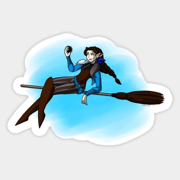 Vex'ahlia Sticker by PandemiDoodles